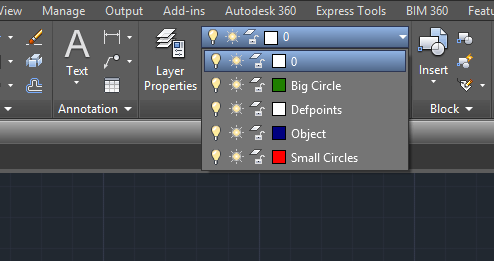 آموزش کار با لایه ها در اتوکد